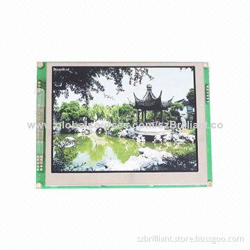 5-inch TFT color LCD display module with resistive touch panel, 640x480 resolution